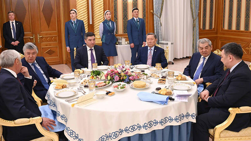 Auyzashar on behalf of the President in Akorda. Images | Akorda