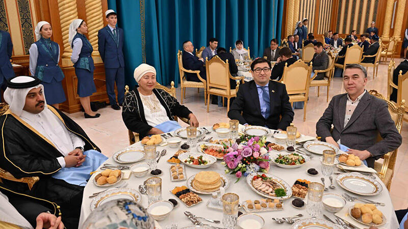 Auyzashar on behalf of the President in Akorda. Images | Akorda