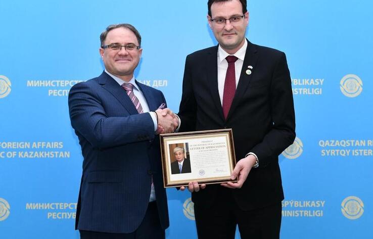 Swiss ambassador completes mission in Kazakhstan