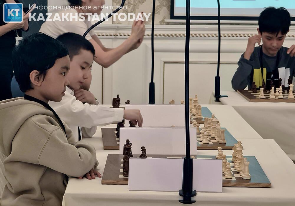 В Астане проходит детский Кубок РК по шахматам