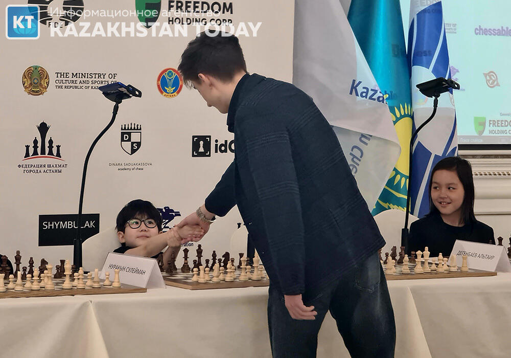 В Астане проходит детский Кубок РК по шахматам
