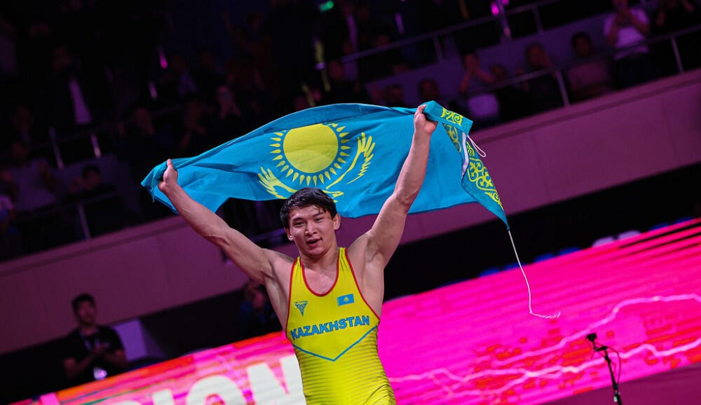 Казахстанские борцы вольного стиля завоевали две золотые медали на чемпионате Азии. Фото: olympic.kz