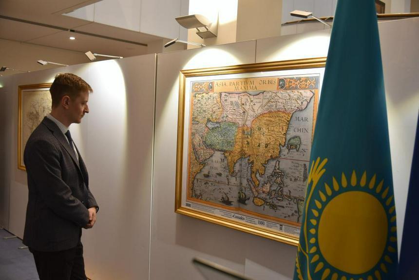 Exhibition of historical maps reflecting Kazakh nationhood opens in European Parliament