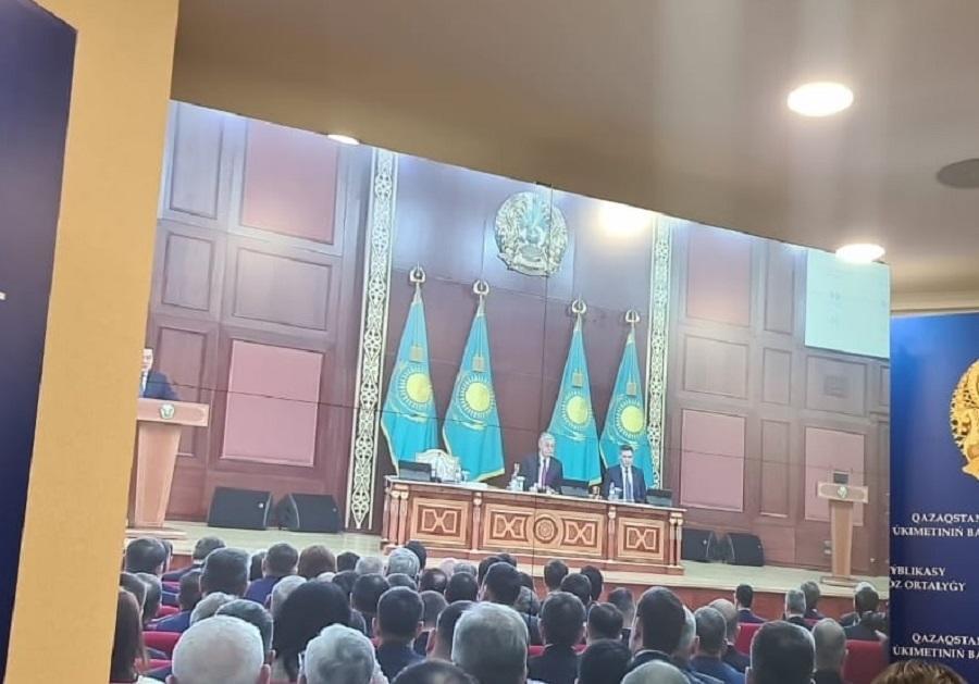 Астанада Президенттің төрағалығымен әлеуметтік-экономикалық даму мәселелері бойынша кеңес өтуде. Сурет: Kazakhstan Today