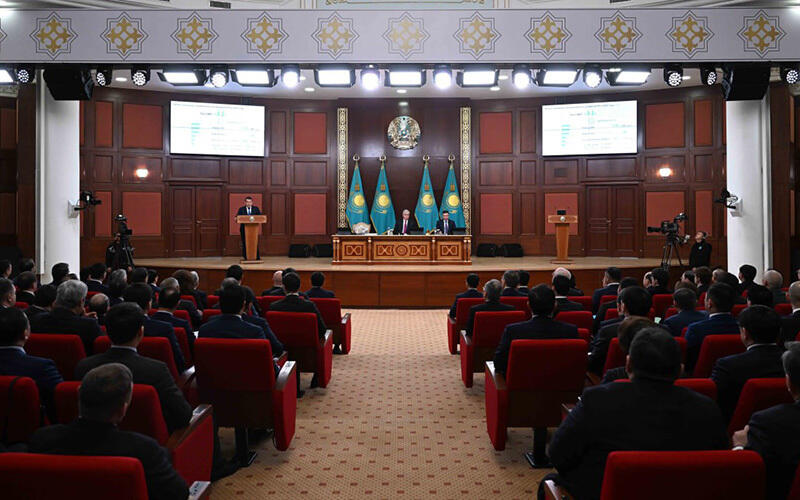 Президент Казахстана провел совещание по итогам социально-экономического развития страны. Фото: Акорда