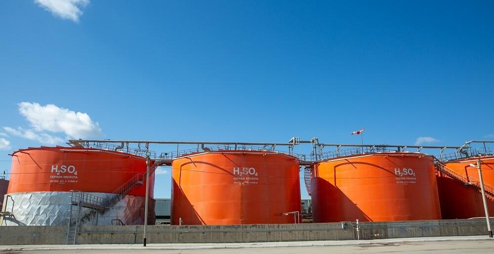 Казатомпром намерен увеличить производство серной кислоты 
