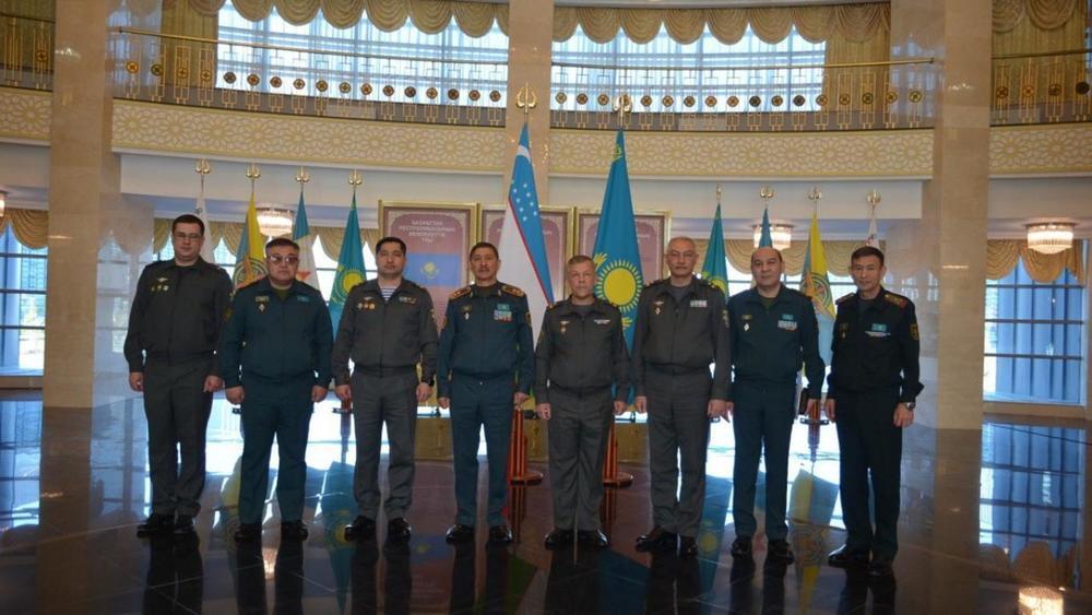 Национальный университет обороны Казахстана посетили коллеги из Узбекистана