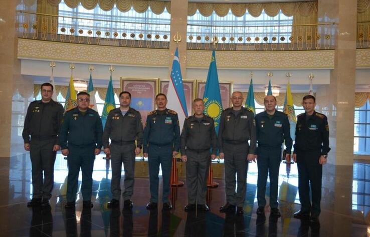 Национальный университет обороны Казахстана посетили коллеги из Узбекистана