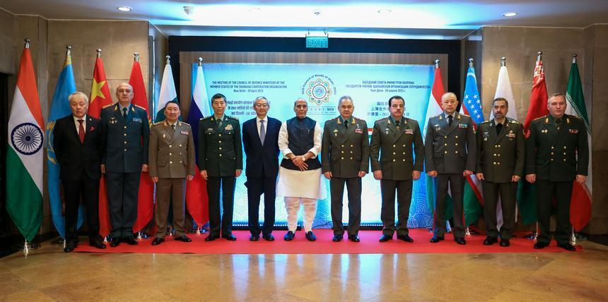 Kazakh defense minister Ruslan Zhaksylykov joins SCO meeting in India
