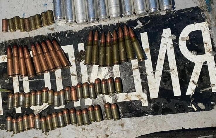 В Жетысуской области найден тайник с боеприпасами