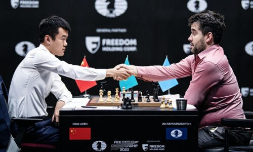 Дин Лижэнь обыграл Яна Непомнящего и стал 17-м чемпионом мира по шахматам
