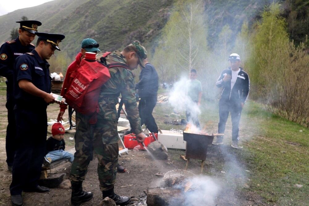 За розжиг костра в горах Алматы турист оштрафован почти на 350 тысяч тенге