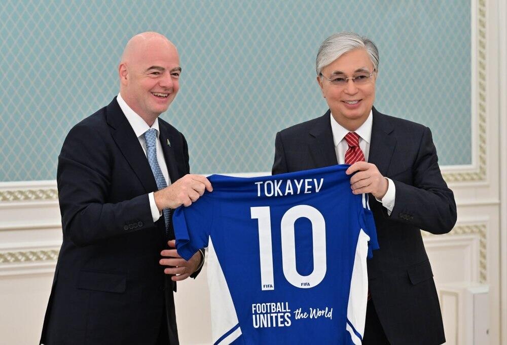 Токаев обсудил с главой ФИФА вопросы повышения потенциала казахстанского футбола
