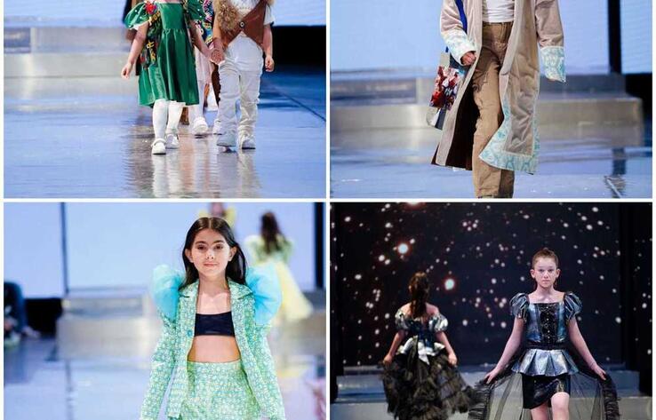 Молодые дизайнеры представили одежду для детей и подростков на Неделе моды в Алматы