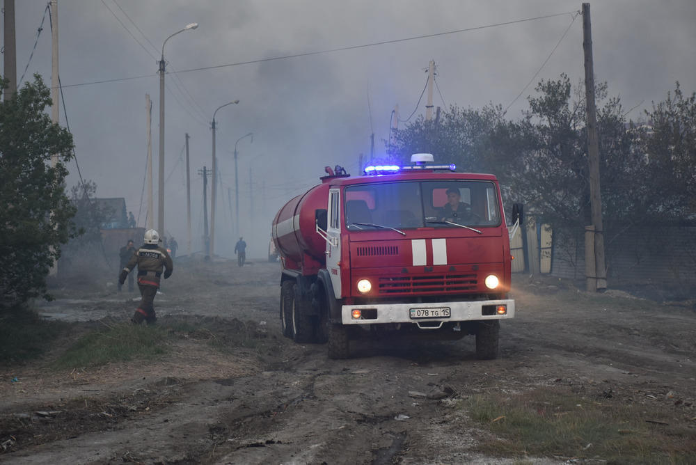 Пожар в частном секторе Петропавловска: в городе решили объявить режим ЧС