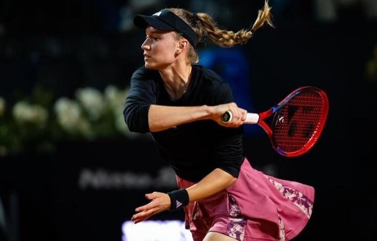 Елена Рыбакина Рим мастерс турнирінің үшінші айналымына өтті