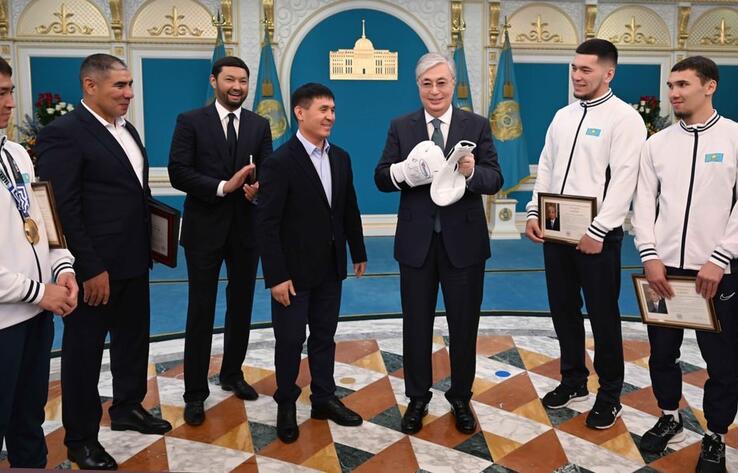 Tokayev received winners of World Boxing Championship