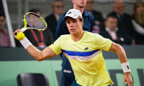 Dmitry Popko of Kazakhstan reaches tennis tournament quarterfinal in US