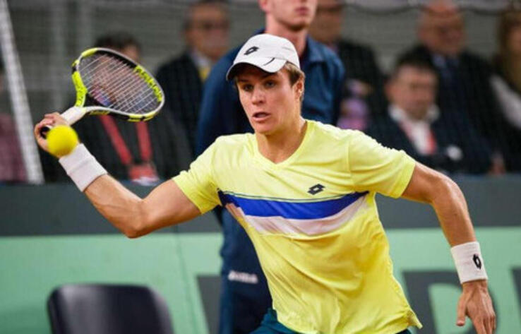 Dmitry Popko of Kazakhstan reaches tennis tournament quarterfinal in US