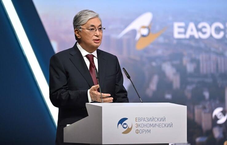 Токаев: Крайне важным видится выстраивание взаимодействия с ключевым партнером ЕАЭС - Китаем