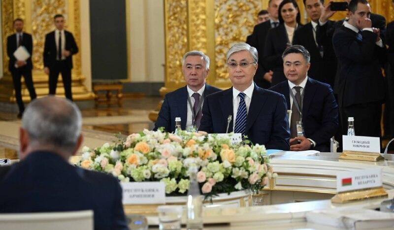 Токаев прибыл в Кремль для участия в заседаниях Высшего Евразийского экономического совета . Фото: Акорда