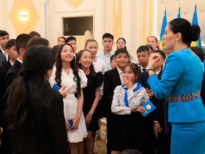 «Ақорда» резиденциясында балаларға арналған экскурсия. Сурет: Ақорда