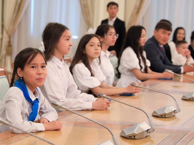 «Ақорда» резиденциясында балаларға арналған экскурсия. Сурет: Ақорда