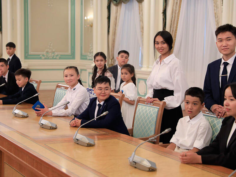 «Ақорда» резиденциясында балаларға арналған экскурсия. Сурет: Ақорда