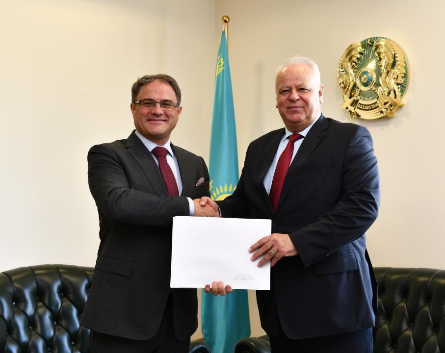 Ambassador of Bosnia and Herzegovina to Kazakhstan Presented Copies of Credentials