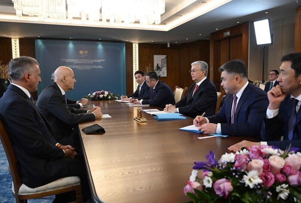 Президент Казахстана принял главного исполнительного директора компании Eni S.p.A