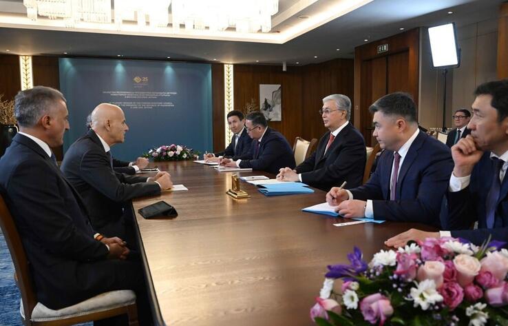 Президент Казахстана принял главного исполнительного директора компании Eni S.p.A