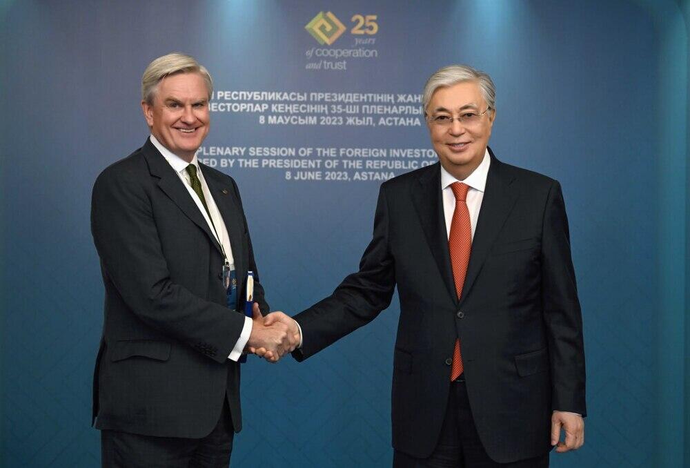 Президент Казахстана принял главного исполнительного директора Citigroup по Европе, Ближнему Востоку и Африке
