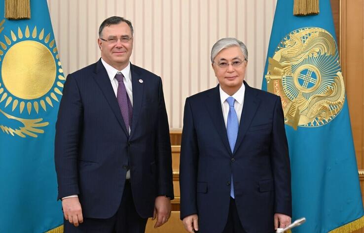 Президент Казахстана встретился с главой Total Energies 