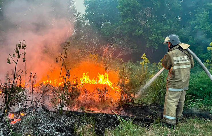 Firefighting efforts continue in three directions in Abai region
