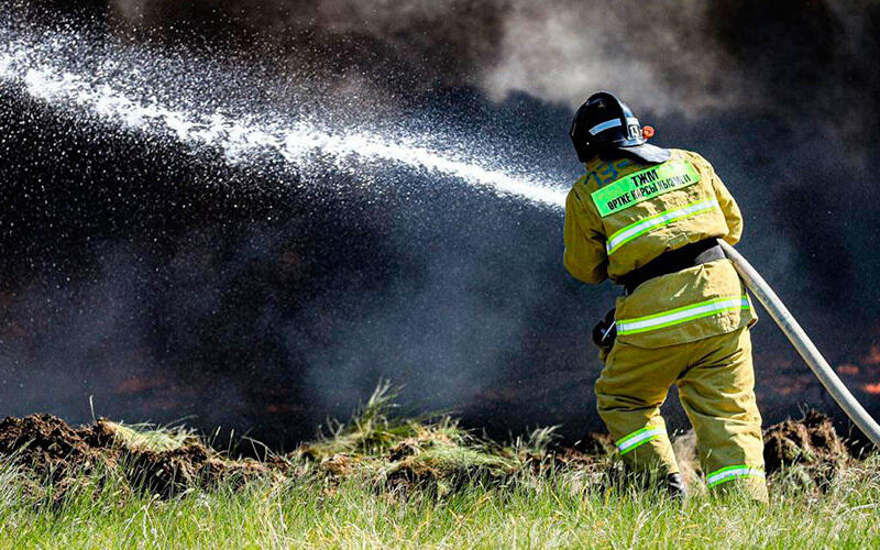Природный пожар в Абайской области: Хронология событий