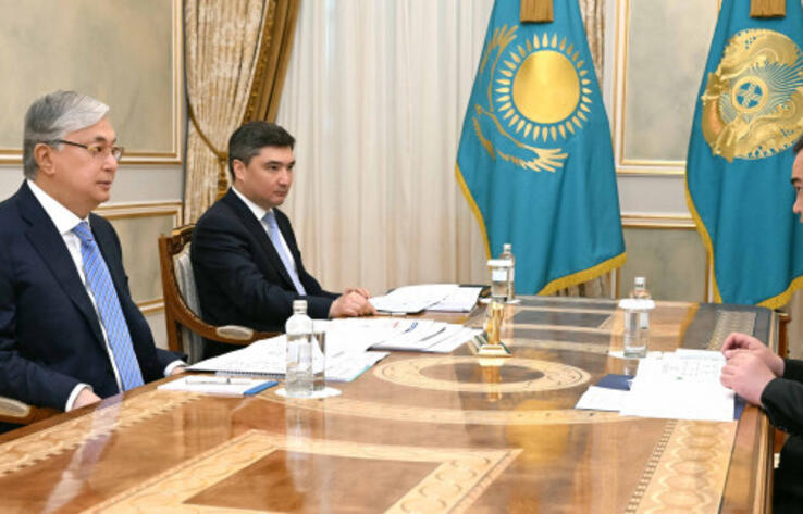 Tokayev meets with Astana Mayor Zhenis Kassymbek