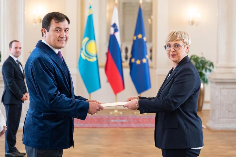 Ambassador of Kazakhstan Presents Letters of Credence to President of Slovenia