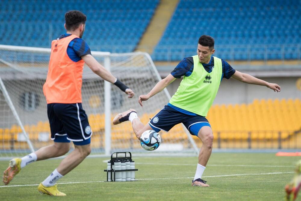 Training camp of the Kazakhstan national team in Almaty. Images | kff.kz
