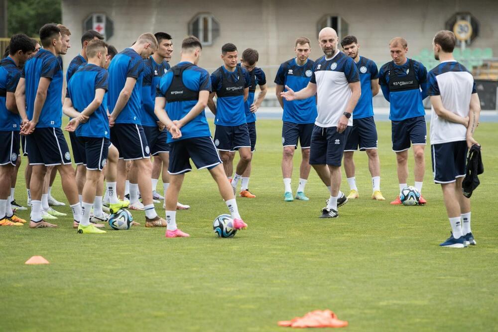 Training camp of the Kazakhstan national team in Almaty. Images | kff.kz