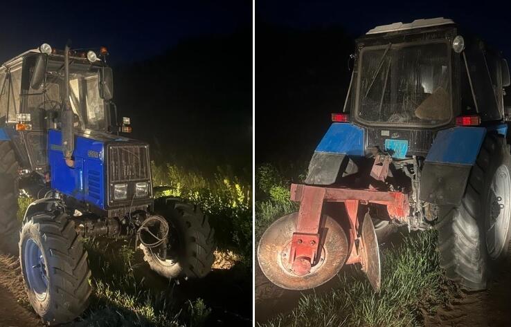 Полицейские нашли трактор пропавшего при тушении пожара в Абайской области мужчины