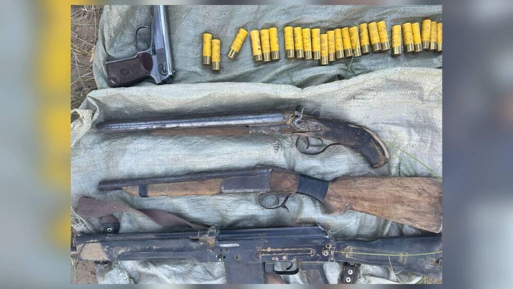 Тайник с оружием и боеприпасами нашли в области Жетысу