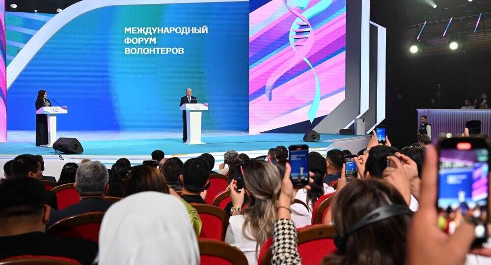 Президент Қасым-Жомарт Тоқаевтың Халықаралық волонтерлер форумындағы сөзі