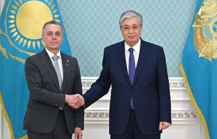 Kazakh President meets with Swiss Foreign Minister Ignazio Cassis