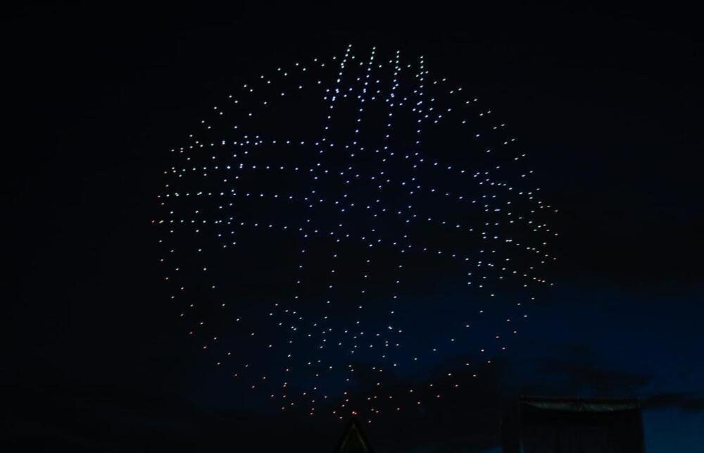 Шоу дронов в Астане: более 25 тысяч человек увидели представление в небе. Фото: акимат Астаны