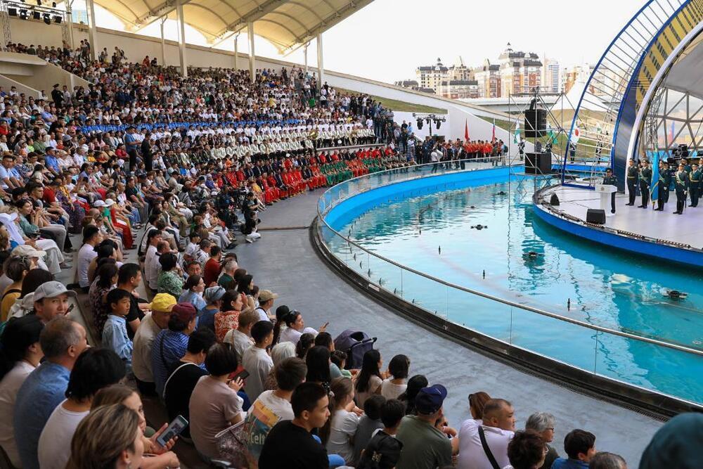 В Астане стартовал военно-музыкальный фестиваль. Фото: МО РК