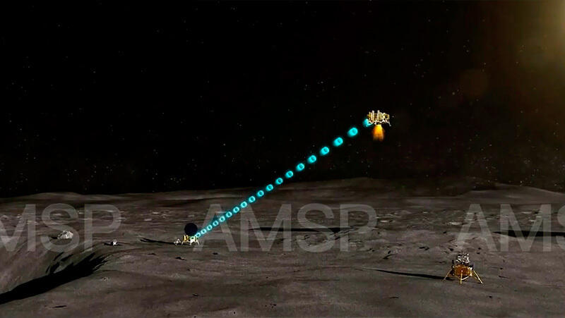 RAW - China releases preliminary plan for manned lunar mission