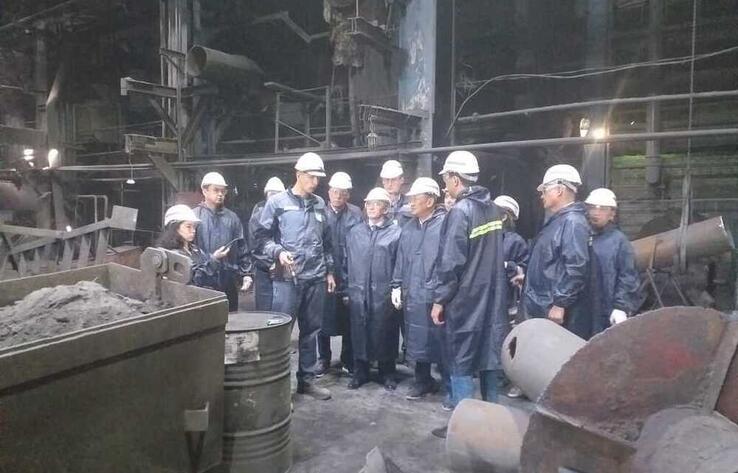 Senators visited Ekibastuz thermal power plant