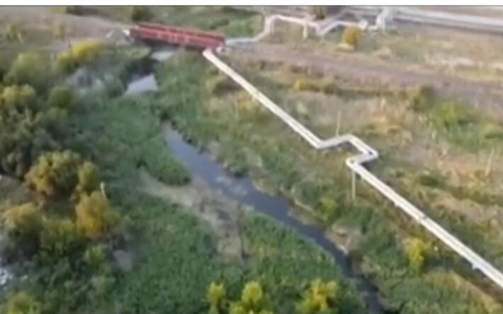 В Актюбинской области в реку попали канализационные нечистоты