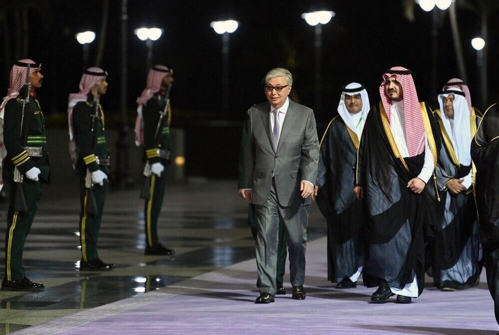 Kazakh President arrives at Jeddah