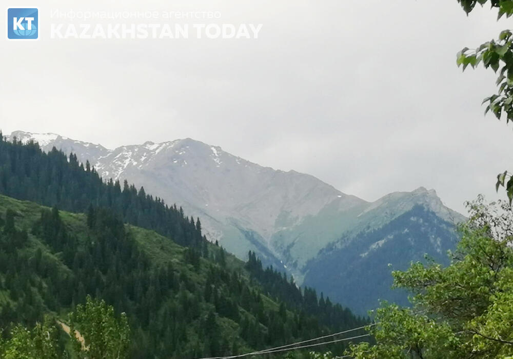 После обрушившейся непогоды 13 туристов и лесник оказались отрезанными от дорог и связи в горах Алматинской области